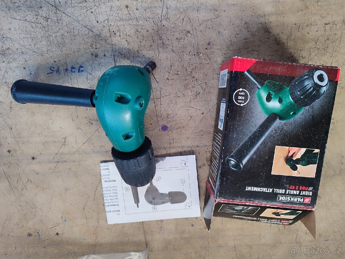 Nástavec pravoúhlý na vrtačku - 4