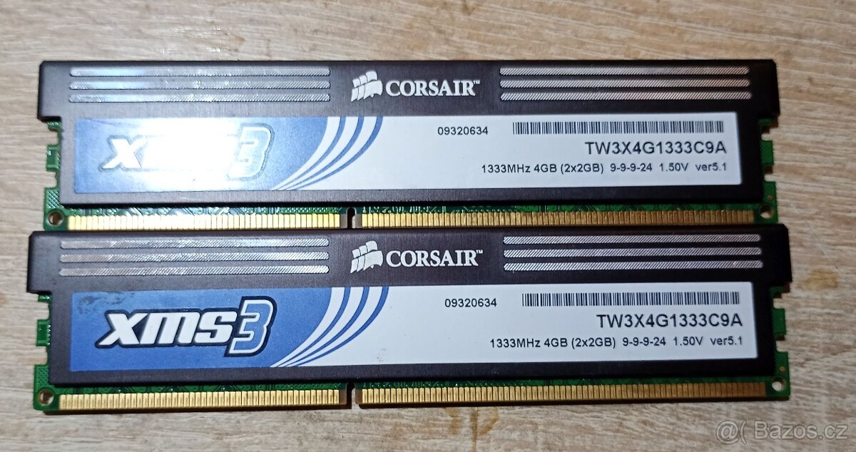 Prodám RAM DDR2 a DDR3 - 4