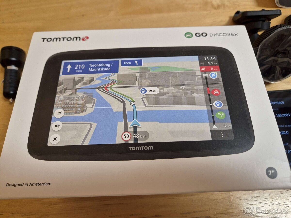 GPS navigace TomTom GO Discover 7" WiFi, Bluetooth -2x držá - 4