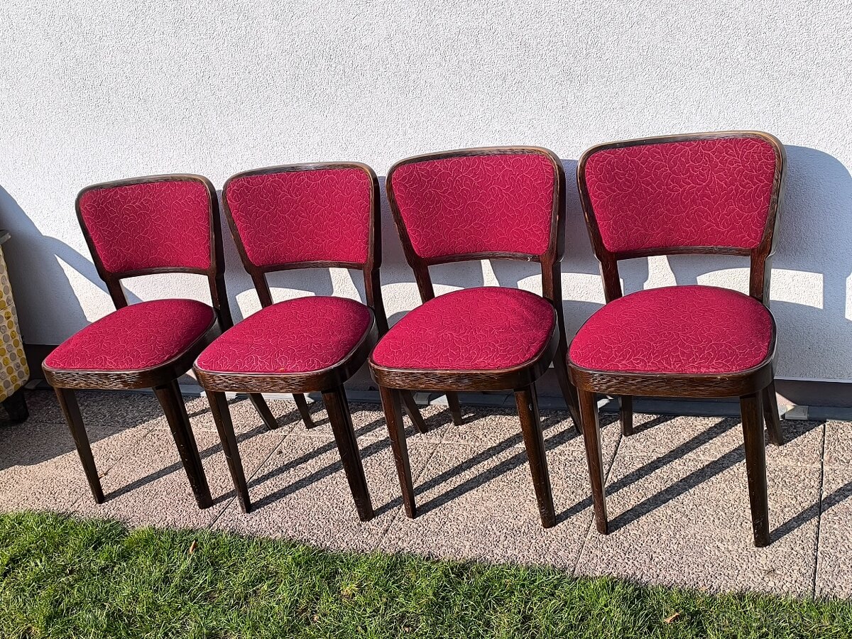 Prodám dřevěné jídelní židle THONET - 4