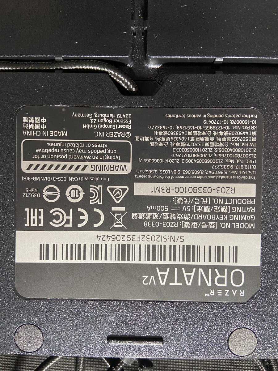 Herní klávesnice Razer Ornata V2 – funkční - 4