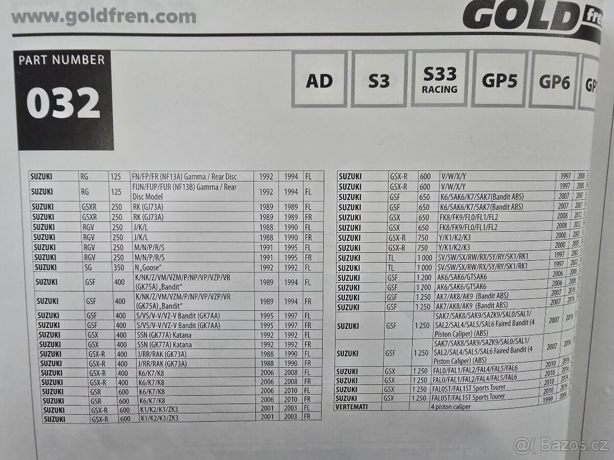 Brzdové destičky - 4