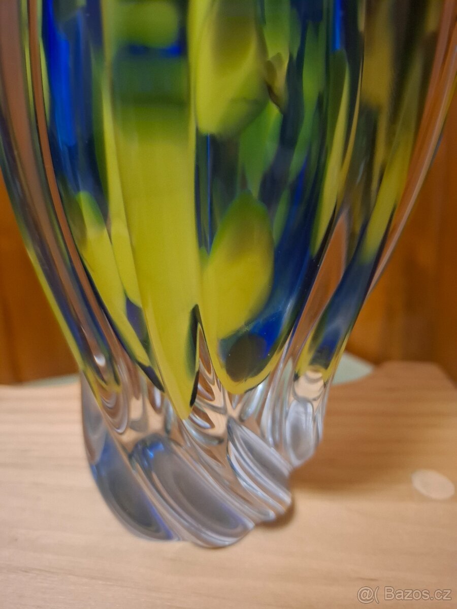 Váza hutní sklo - 4