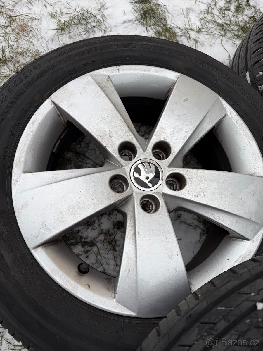 Originál Škoda letní alu kola - 4