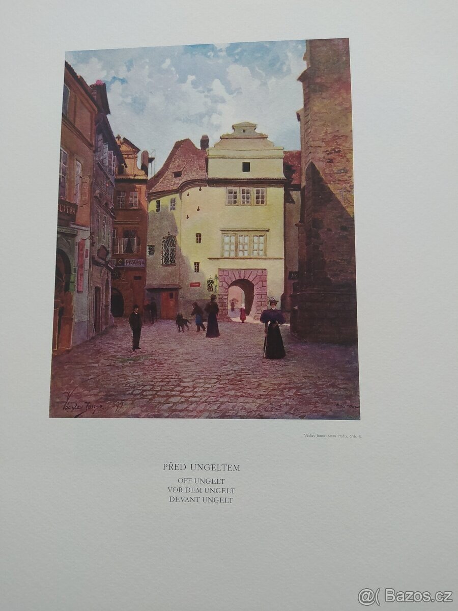 Stará Praha, 100 akvarelů Wácslawa Jansy - 4