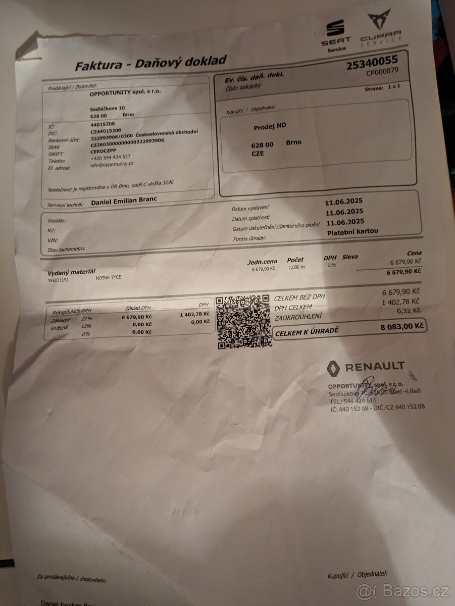 Střešní příčníky Thule Seat Leon 2024 - 4