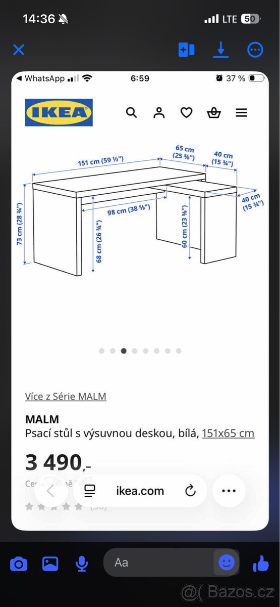 Ikea stůl - 4
