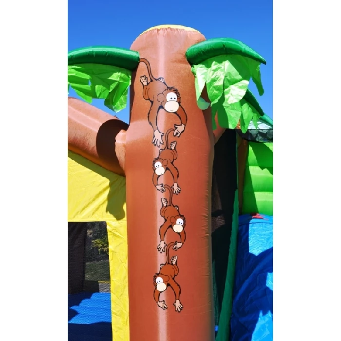 Skákací hrad Džungle se skluzavkou - 4