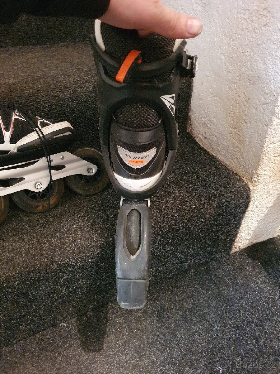 Kolečkové brusle Rollerblade, vel.39, 25cm, 90 kolečka - 4