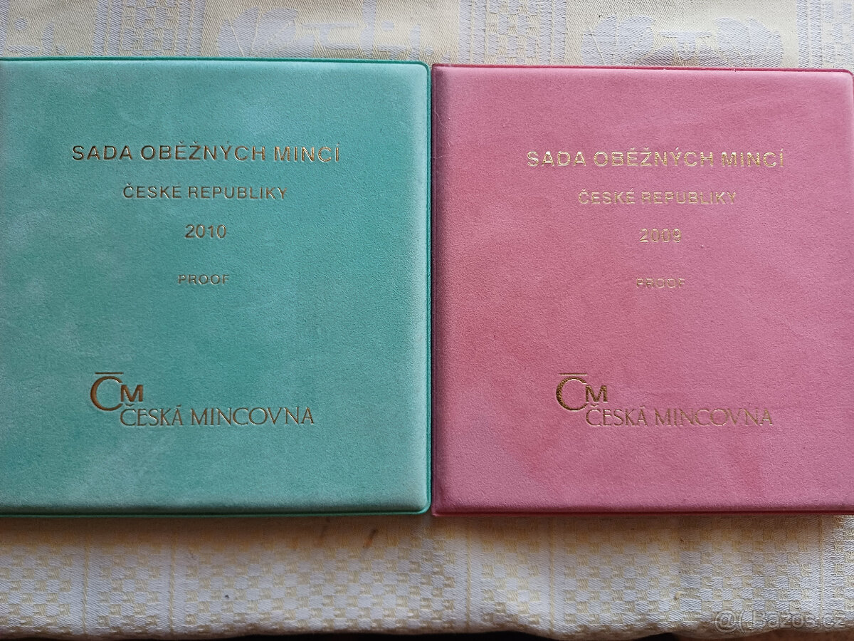 Sada obeznych minci cr 2009 2010 proof - 4