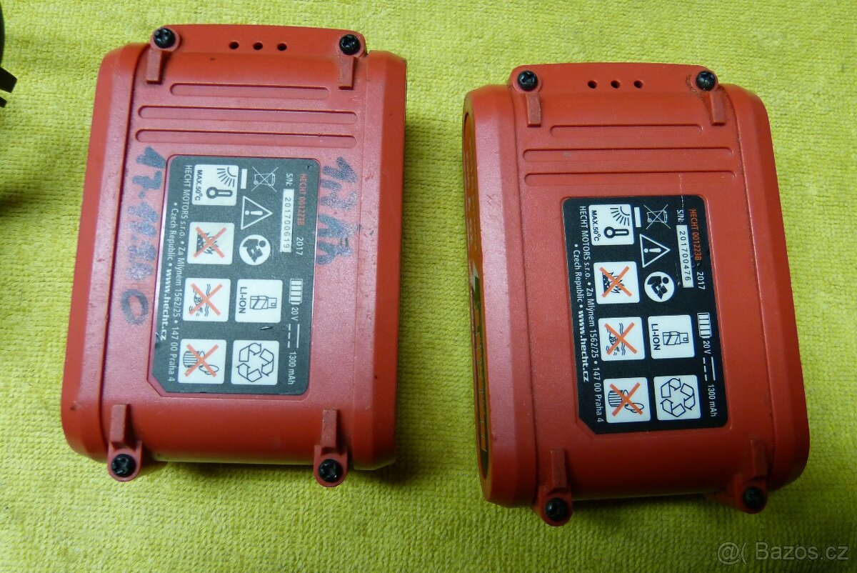 Nabíječka a 2x baterie Hecht 001223 - 4