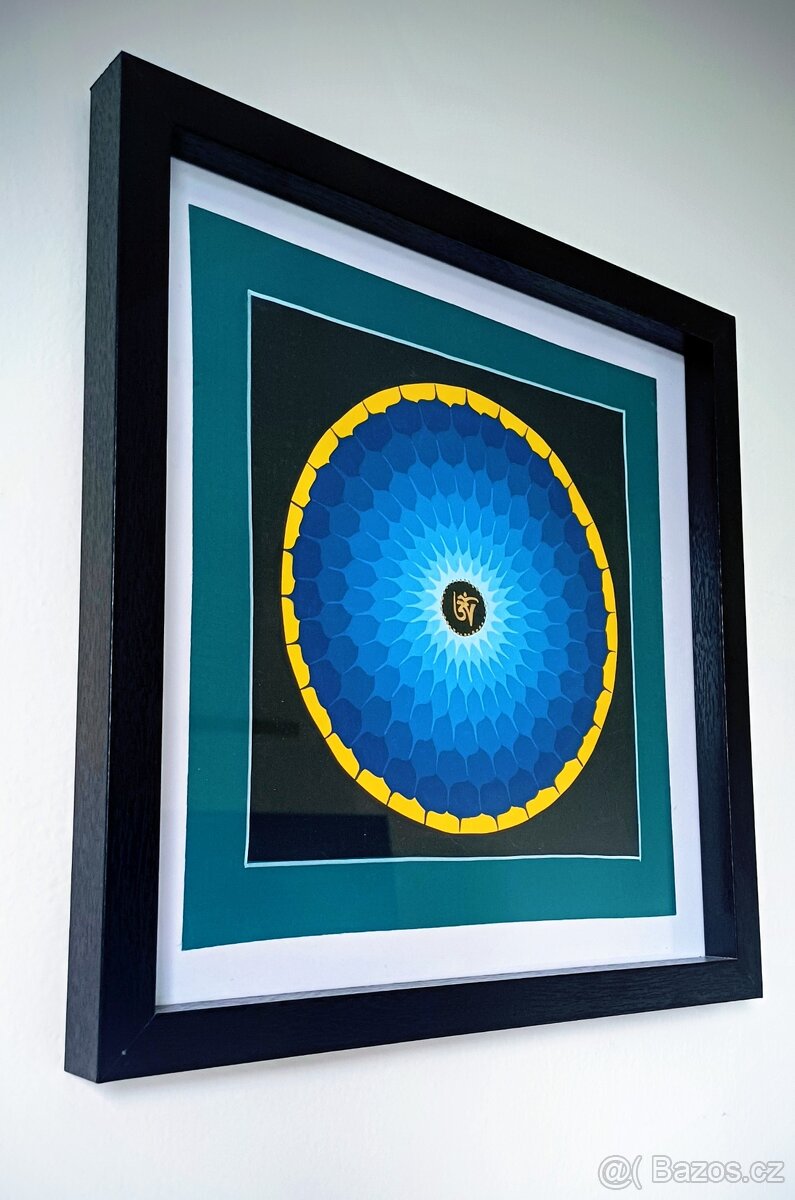 Mandala ručně malovaná - 4