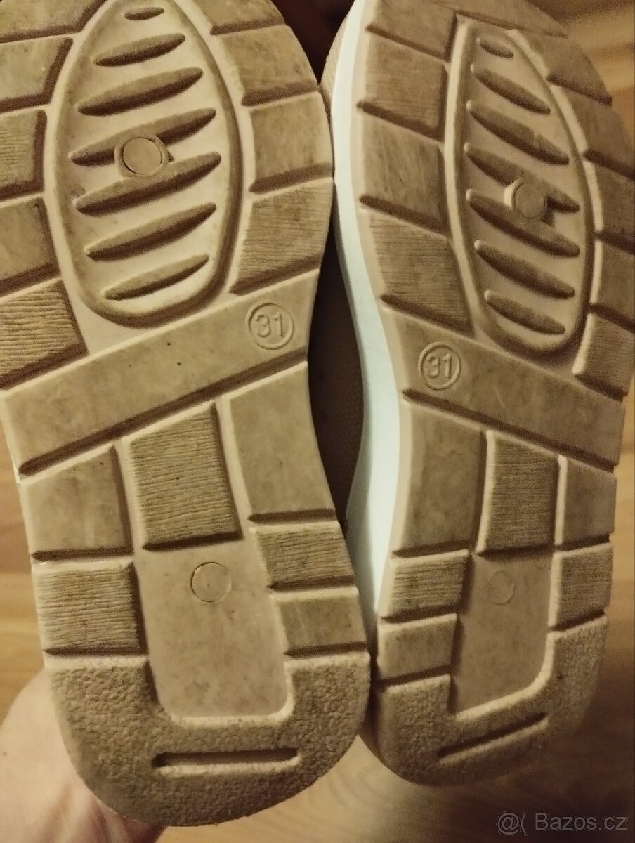 Dívčí třpytivé tenisky růžové 31 - 4