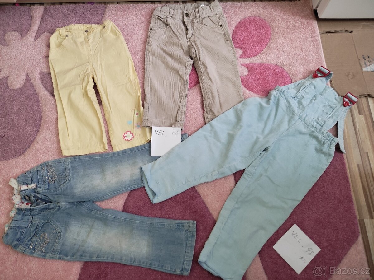 Kojenecké kalhoty mix velikostí - 4