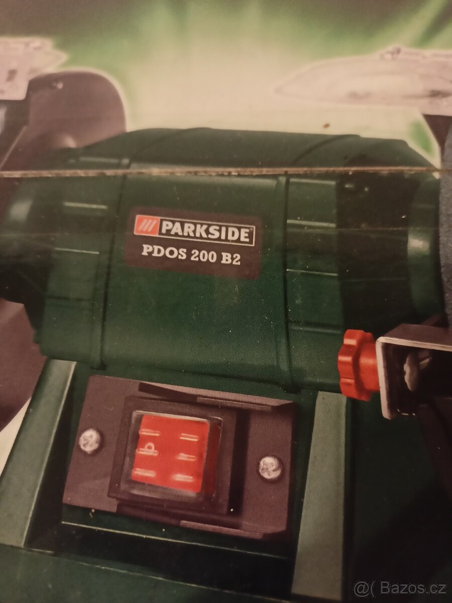 Dvoukotoučová bruska PDOS 200 C2 Parkside nepoužitá - 4
