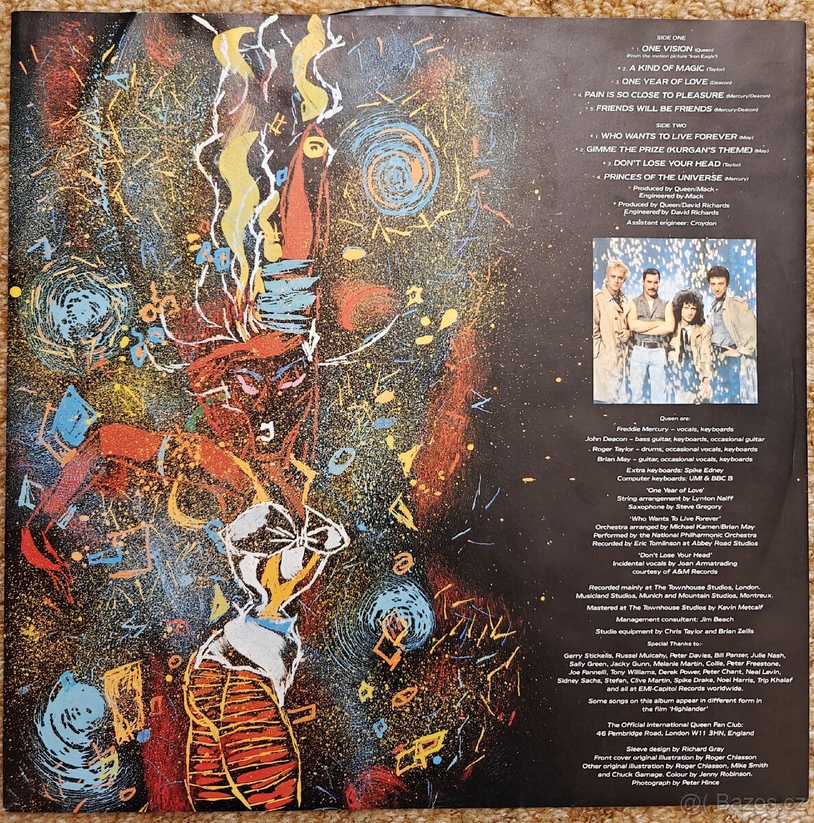 LP deska Queen - A Kind Of Magic (rok 1986) - 4