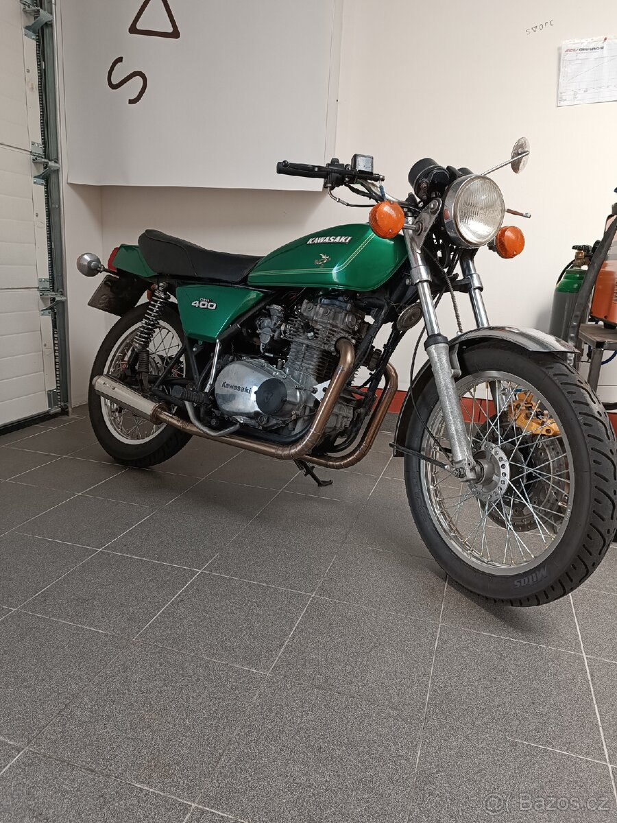 Kawasaki Z400 výfuky - 4