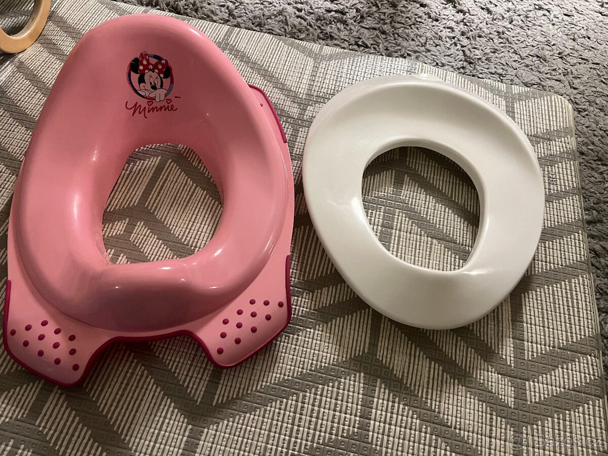 2xdětské WC prkénko, nočník a stupátko ikea - 4