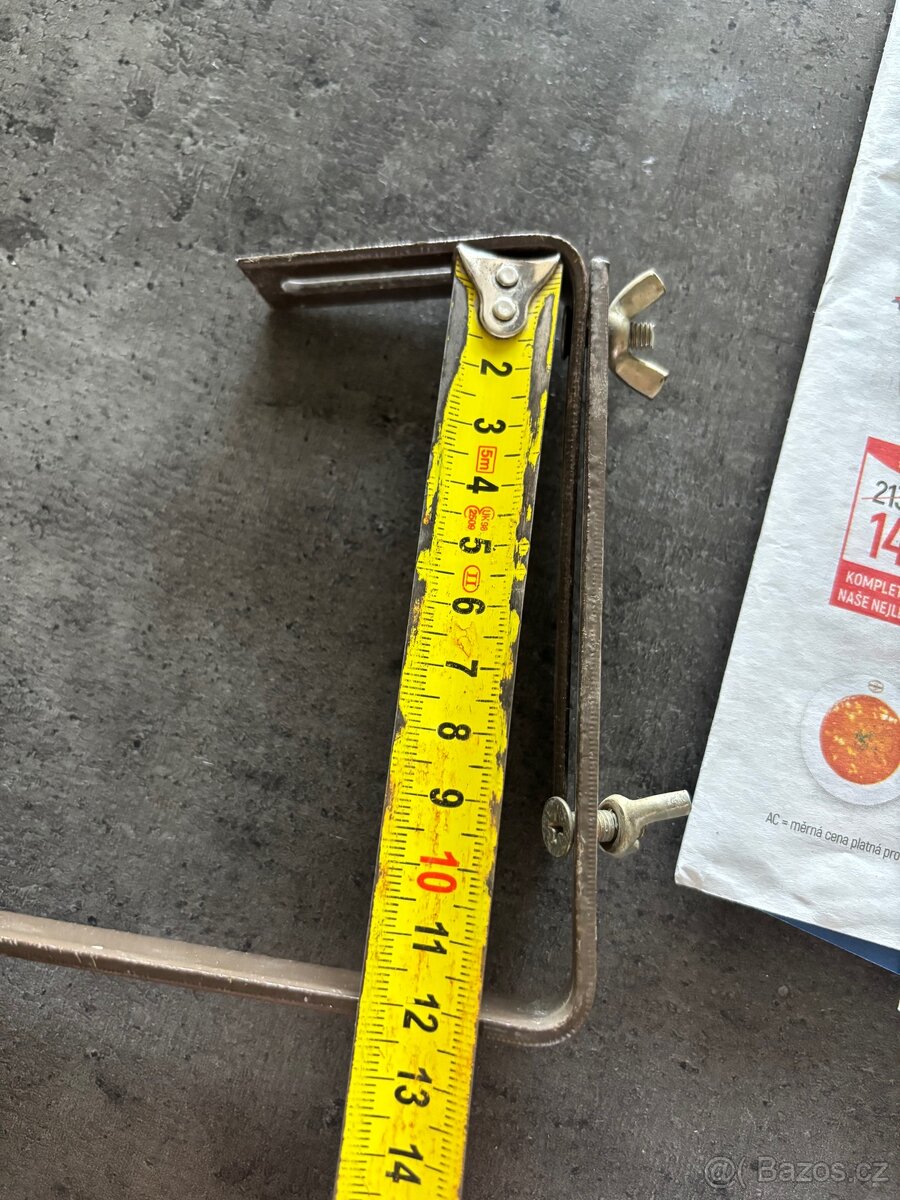 Držák truhlíku držák na truhlíky na zábradlí - 4