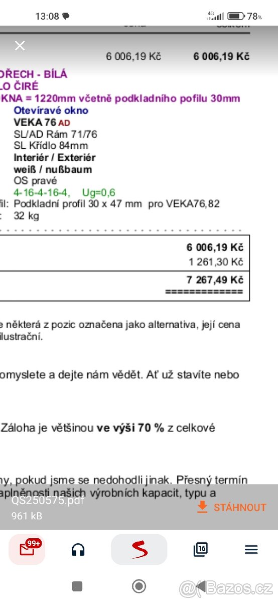Plastové okno trojsklo - 4
