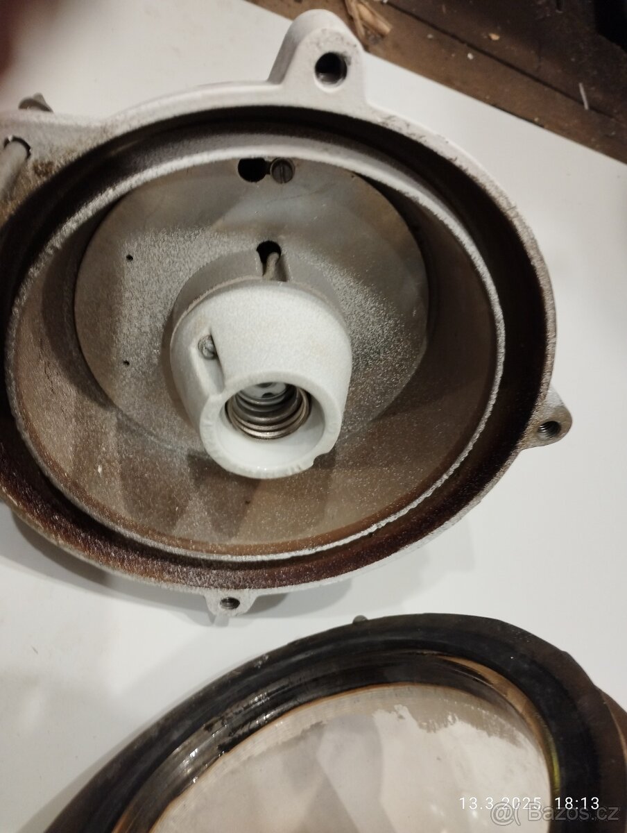 Retro industriální svítidlo - 4