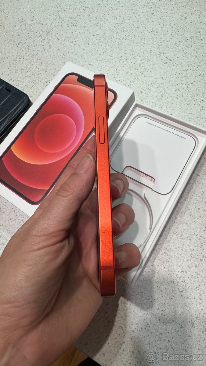 IPhone 12mini 64GB červený, top stav - 4