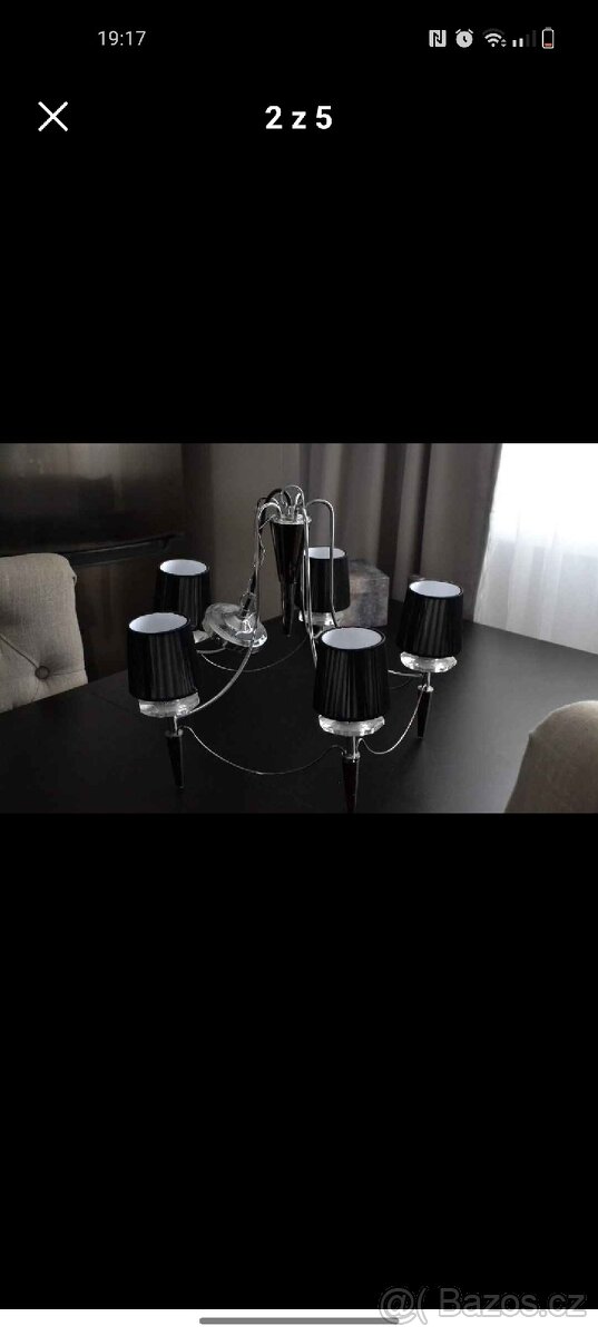 Luxusní set lampiček a lustru - 4