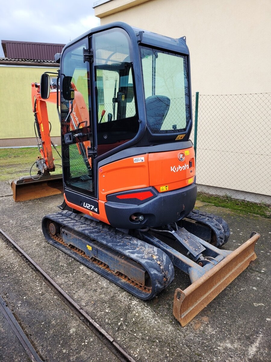 minirypadlo Kubota U27-4 - 4