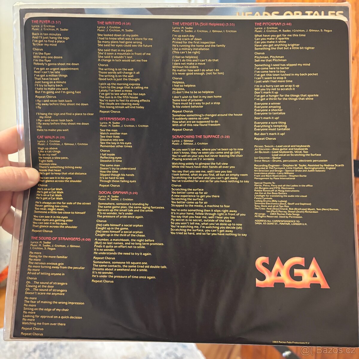 Saga — Heads or Tales. LP - 4