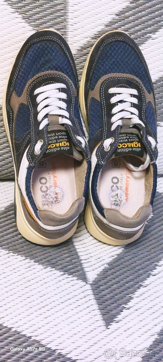 PÁNSKÉ KOŽENÉ BOTASKY - IGI&CO - vel. 40 - 4