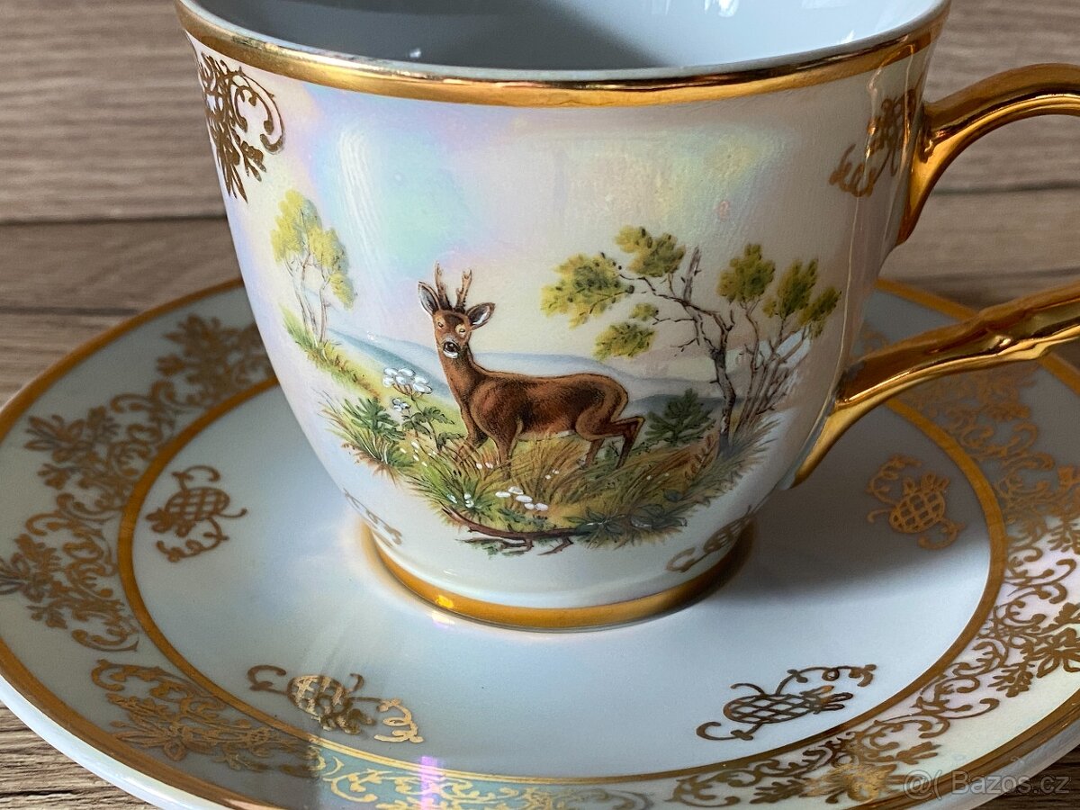 hrnek hrneček myslivecký hrnek porcelán lovecká tématika - 4