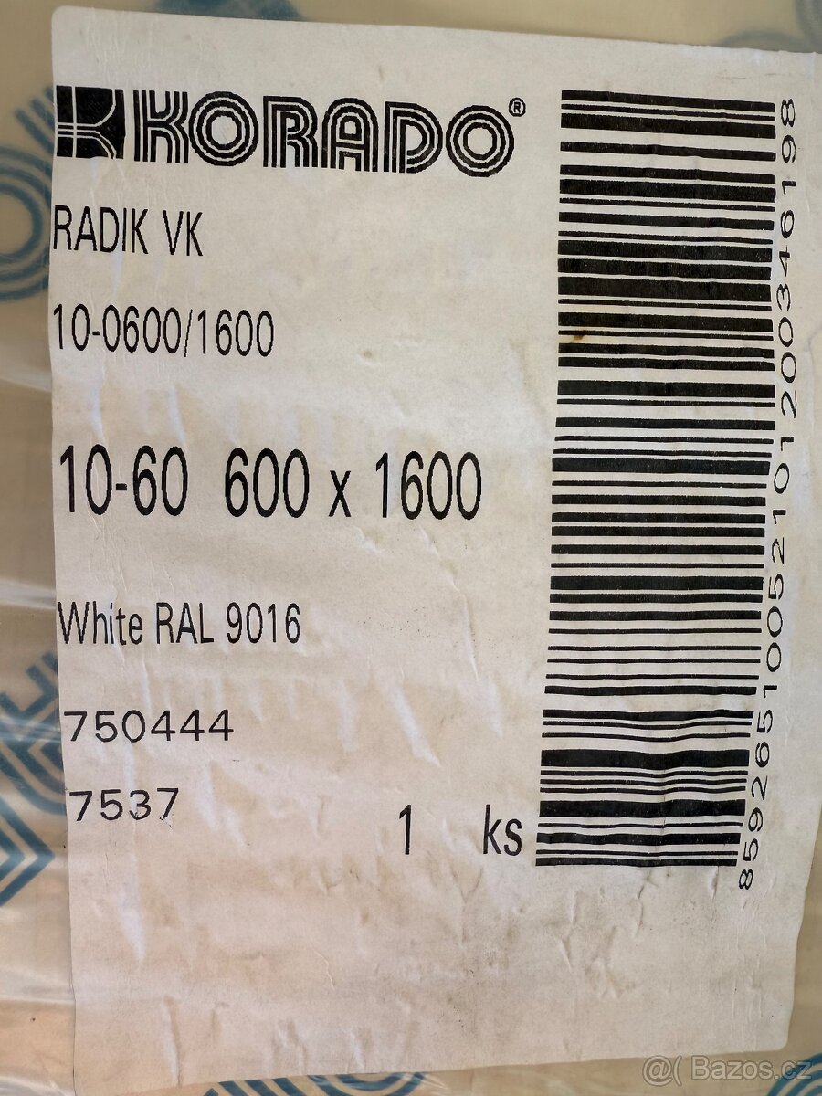 Radiátor deskový - KORADO RADIK 600x1600 - 4