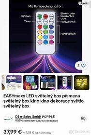 EASYmaxx LED světelný box písmena světelný box - 4