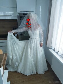 Svatební šaty XS Pronovias pc: 58.000 ,- - 4