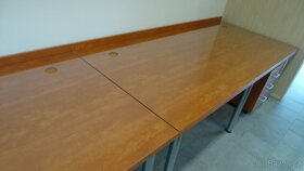 Kancelářský stůl 470 x 110 cm s 2 kontejnery - 4