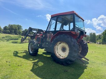 Zetor 4340 s čelním nakladačem s SPZ - 4