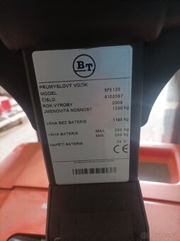 Ručně vedený elektrický vozík Toyota - 4