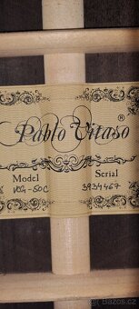 Klasická kytara Pablo Vitaso (španělka) + obal + náhradní st - 4