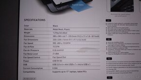 Chladící podložka pod notebook Cooler Master, nová - 4