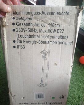 Stojací venkovní lampa Lumina - 4