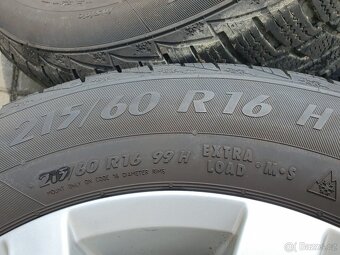 Alu kola vw 5x112 r16 6,5j et41zimni pneu 215/60/16 - 4