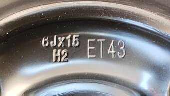 SADA PLECHOVÝCH DISKŮ OPEL MERIVA A, FIAT GRANDE PUNTO 15" - 4