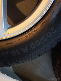 Alu kola 5x108 r 16 + zimní pneu 205/60/r16 Continental - 4