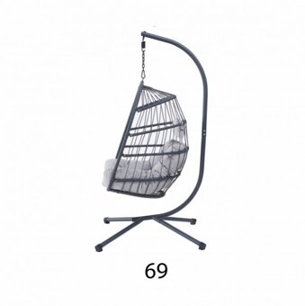 Prodáme Závěsné křeslo 69 (houpačka) šedá barva - 4