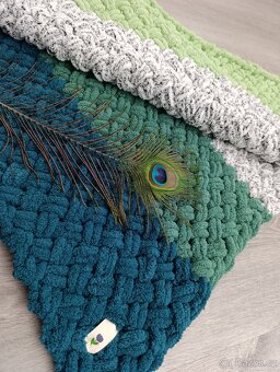 Pletená deka Alize puffy - 4