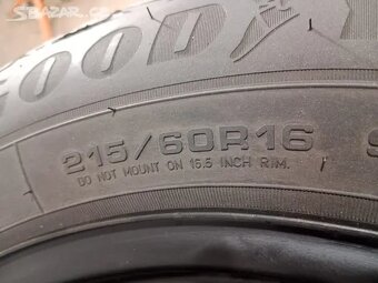 Zimní pneu 215/60/R16 - 5x112 ET41 6,5Jx16 - 4