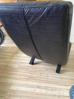 Lehátko - sofa - zajímavá imitace kůže - 4