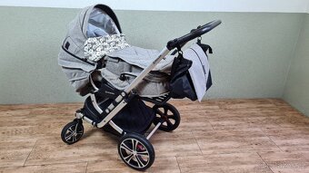 Gesslein Kočárek F6 Air+ s koženým madlem a C1-Lift taškou - 4