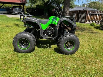 Dětská čtyřkolka 125cc Hummer RS Deluxe zelená poloautomat - 4