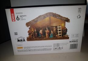 Dekorace vánoční – betlém, 17 cm, nový - 4